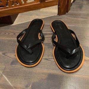 J Crew Sorrento Thong Sandals in Leather - EUC - size 9